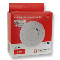 Ei Electronics Ei650 Rauchwarnmelder mit fest eingebauter Lithiumbatterie, weiß